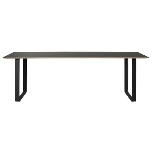 TABLE 70/70 DE MUUTO, 225 X 90, NOIR TABLE 70/70 DE MUUTO, 225 X 90, NOIR