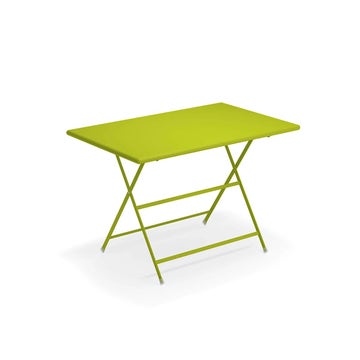Table rectangulaire ARC EN CIEL de Emu 110 cm, Vert