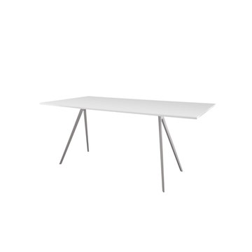 TABLE BAGUETTE, 85 x 160 cm, Blanc de MAGIS
