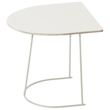 TABLE BASSE AIRY HALF SIZE DE MUUTO, BLANC CASSÉ
