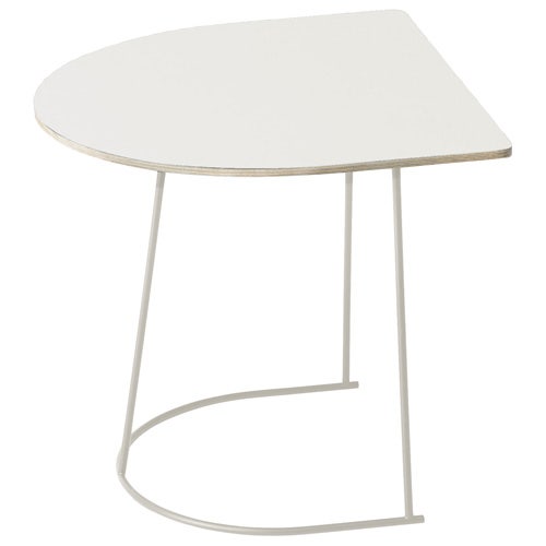 TABLE BASSE AIRY HALF SIZE DE MUUTO, BLANC CASSÉ TABLE BASSE AIRY HALF SIZE DE MUUTO, BLANC CASSÉ