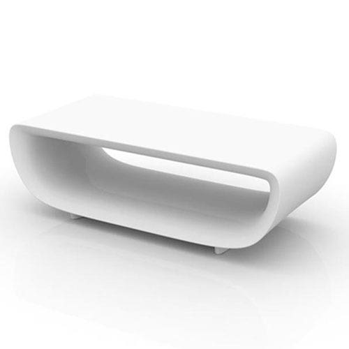 TABLE BASSE BASIC BUMBUM BLANC de VONDOM TABLE BASSE BASIC BUMBUM BLANC de VONDOM