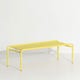 Table basse longue WEEK-END, Jaune