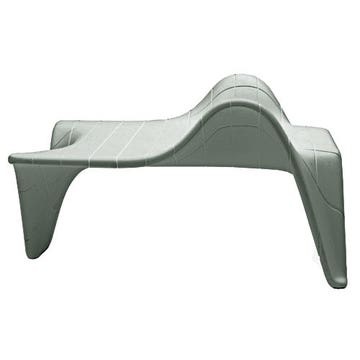 TABLE BASSE F3, Gris clair de VONDOM