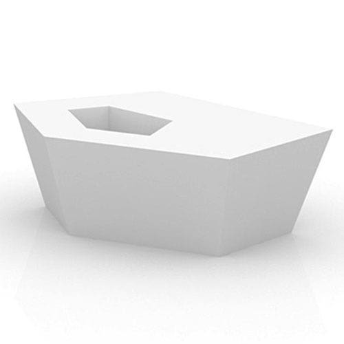 TABLE BASSE FAZ, Blanc de VONDOM TABLE BASSE FAZ, Blanc de VONDOM