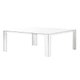 Table basse INVISIBLE H.31,5 de Kartell, Cristal