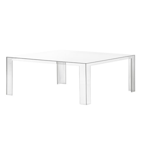 Table basse INVISIBLE H.31,5 de Kartell, Cristal