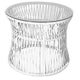 Table d'appoint ITA, Structure blanche, Blanc
