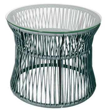 Table d'appoint ITA de Boqa, Structure noire, Gris