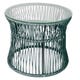 Table d'appoint ITA, Structure noire, Gris
