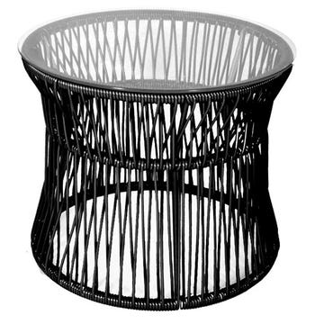 Table d'appoint ITA de Boqa, Structure noire, Noir
