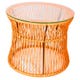 Table d'appoint ITA de Boqa, Structure noire, Orange