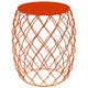 TABLE BASSE PINA, Rouge corail
