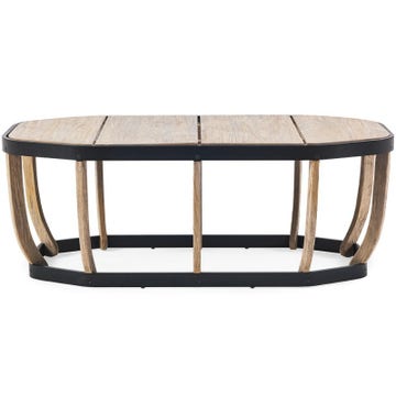 Table basse SWING XL de Ethimo, Noir