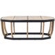 Table basse SWING XL de Ethimo, Noir