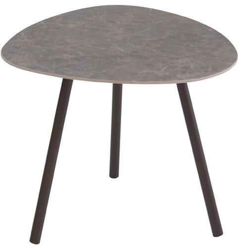 Table basse TERRAMARE de Emu, 48 x 48 cm, Marron d'Inde - Emperador