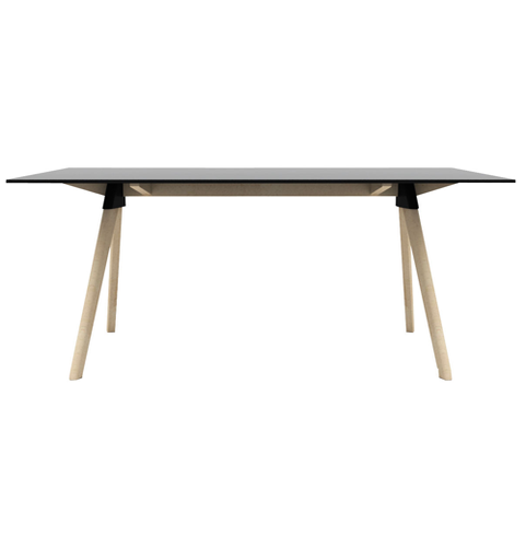 TABLE BUTCH THE WILD BUNCH, L. 180 cm, Noir et naturel de MAGIS
