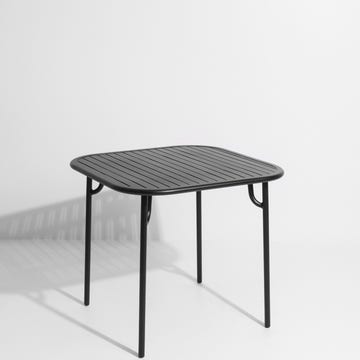 Table carrée WEEK-END de Petite Friture, Noir
