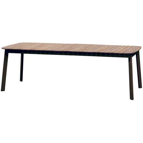 Table extensible SHINE de Emu, Piètement Marron d'Inde Table extensible SHINE de Emu, Piètement Marron d'Inde