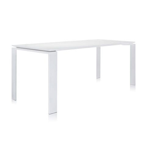 Table FOUR OUTDOOR de Kartell, 190 x 79 cm, Blanc