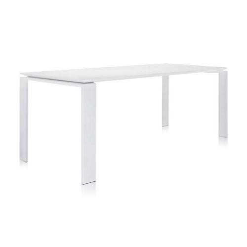 Table FOUR OUTDOOR de Kartell, 190 x 79 cm, Blanc Table FOUR OUTDOOR de Kartell, 190 x 79 cm, Blanc