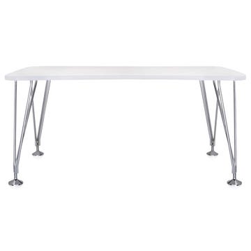 Table MAX de Kartell, L.160 X H.73 X P.80, Blanc zinc