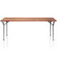 TABLE OFFICINA, 200 x 90 cm, Verni noir / frêne massif de MAGIS