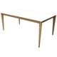 Table de repas OPÉRA d'Imperial Line, 2 allonges, 180 x 90 cm, Blanc malé