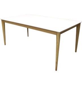 Table de repas OPÉRA d'Imperial Line, 2 allonges, 180 x 90 cm, Blanc malé