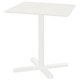Table pliante DARWIN, Blanc mat