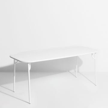 Table rectangulaire WEEK-END de Petite Friture, 180 x 85 x 75, Blanc