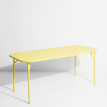 Table rectangulaire WEEK-END de Petite Friture, 180 x 85 x 75, Jaune