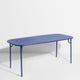 Table rectangulaire WEEK-END, 180 x 85 x 75, Bleu