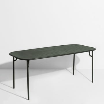 Table rectangulaire WEEK-END de Petite Friture, 180 x 85 x 75, Vert Bouteille
