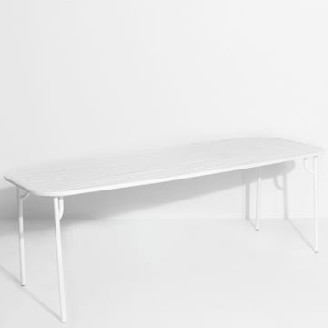 Table rectangulaire WEEK-END de Petite Friture, 220 x 85 x 75, Blanc