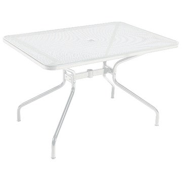 Table rectangulaire CAMBI de Emu, 120 x 80 cm, Blanc mat 