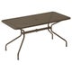 Table rectangulaire CAMBI, 160 x 80 cm, Marron d'Inde 