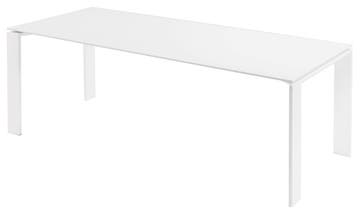 Table FOUR de Kartell, 190 x 79, Piètement blanc, Plateau blanc Table FOUR de Kartell, 190 x 79, Piètement blanc, Plateau blanc