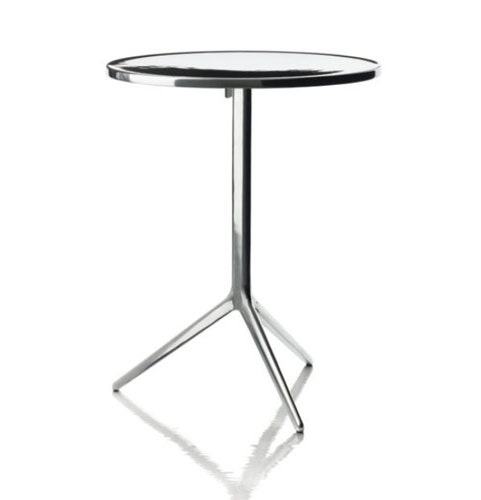 TABLE RONDE PLIANTE CENTRAL, Structure polie de MAGIS