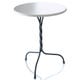 TABLE RONDE VIGNA, Ø.60cm, Gris granit