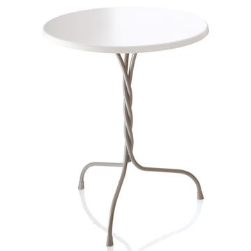 TABLE RONDE VIGNA, Ø.60cm, Gris chaud de MAGIS