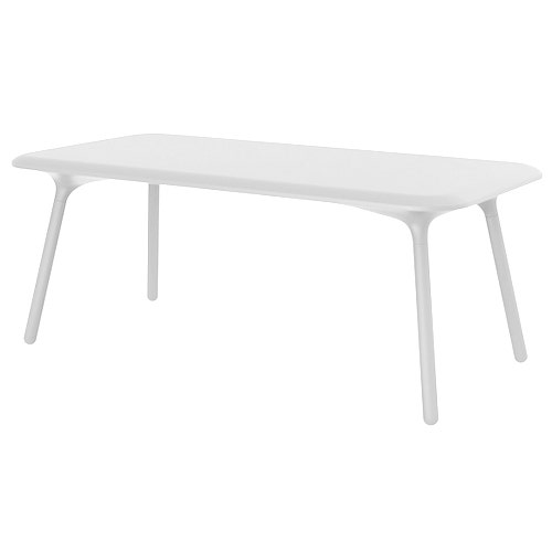 TABLE PAL, 180 x 90 cm, Blanc de VONDOM TABLE PAL, 180 x 90 cm, Blanc de VONDOM