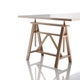 Plateau seul pour table TEATRO de MAGIS, Plateau MDF Laminate, Blanc-noir
