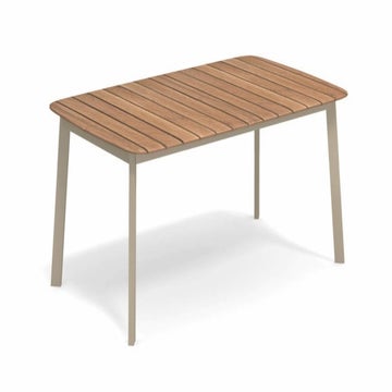 Table rectangulaire SHINE de Emu, 166 x 100 cm, Tourterelle