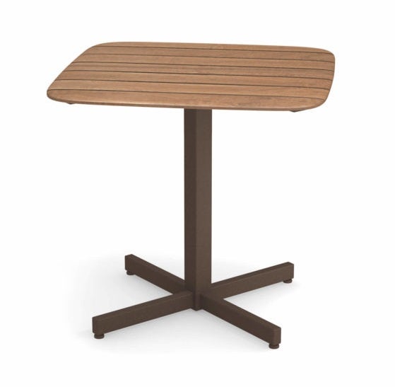 Table 79 x 79 cm SHINE de Emu, Marron d'Inde Table 79 x 79 cm SHINE de Emu, Marron d'Inde