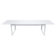 Table à allonges BIARRITZ blanc coton
