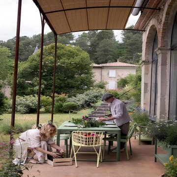 Table à allonges BIARRITZ de Fermob Romarin
