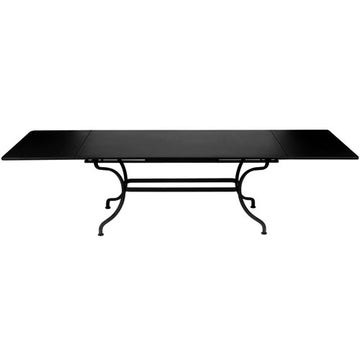 Table à allonges ROMANE de Fermob noir réglisse