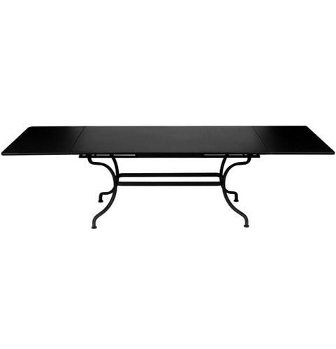 Table à allonges ROMANE de Fermob noir réglisse