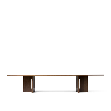 Table à manger ANDROGYNE, 278 cm, Chêne foncé